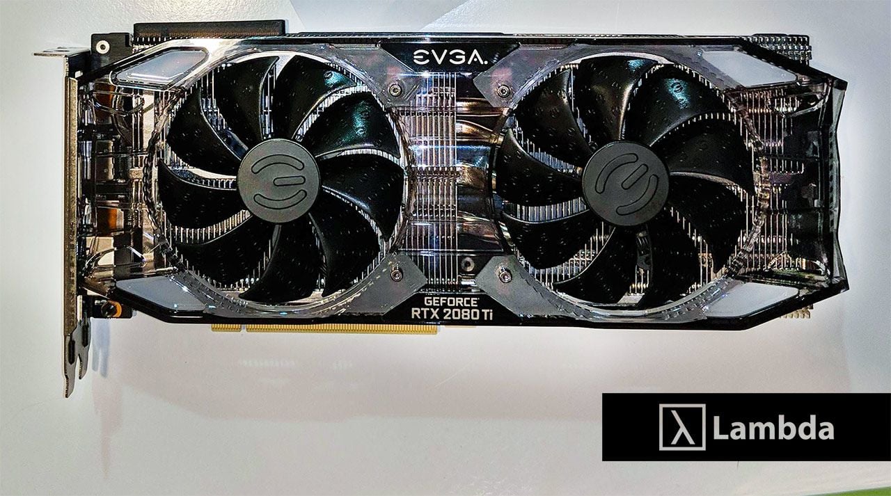 fremtid Øl Donation RTX 2080 Ti Deep Learning Benchmarks with TensorFlow